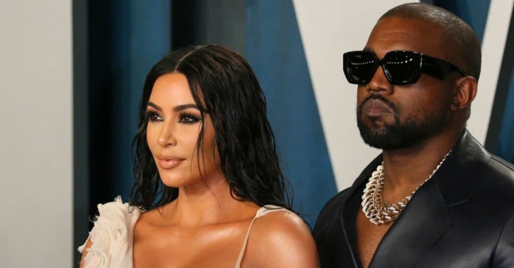 What does Kanye West say about Kim Kardashian on his new album 'Donda'?